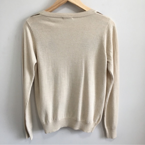 Argyle Cardigan light brown woman size M - Picture 2 of 4